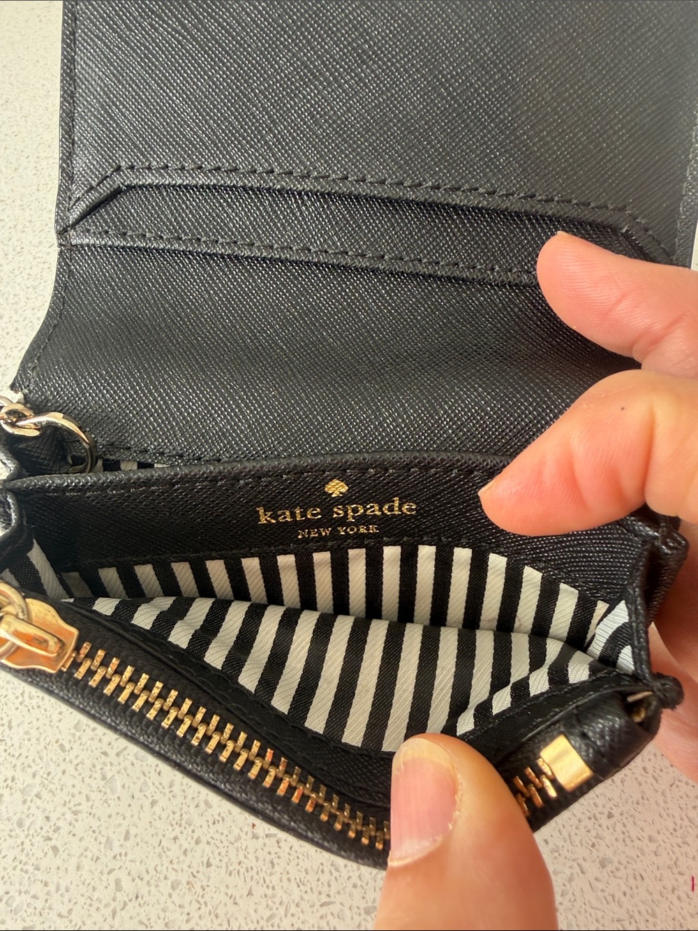 Kate Spade Mini Wallet Black - Picture 6 of 14
